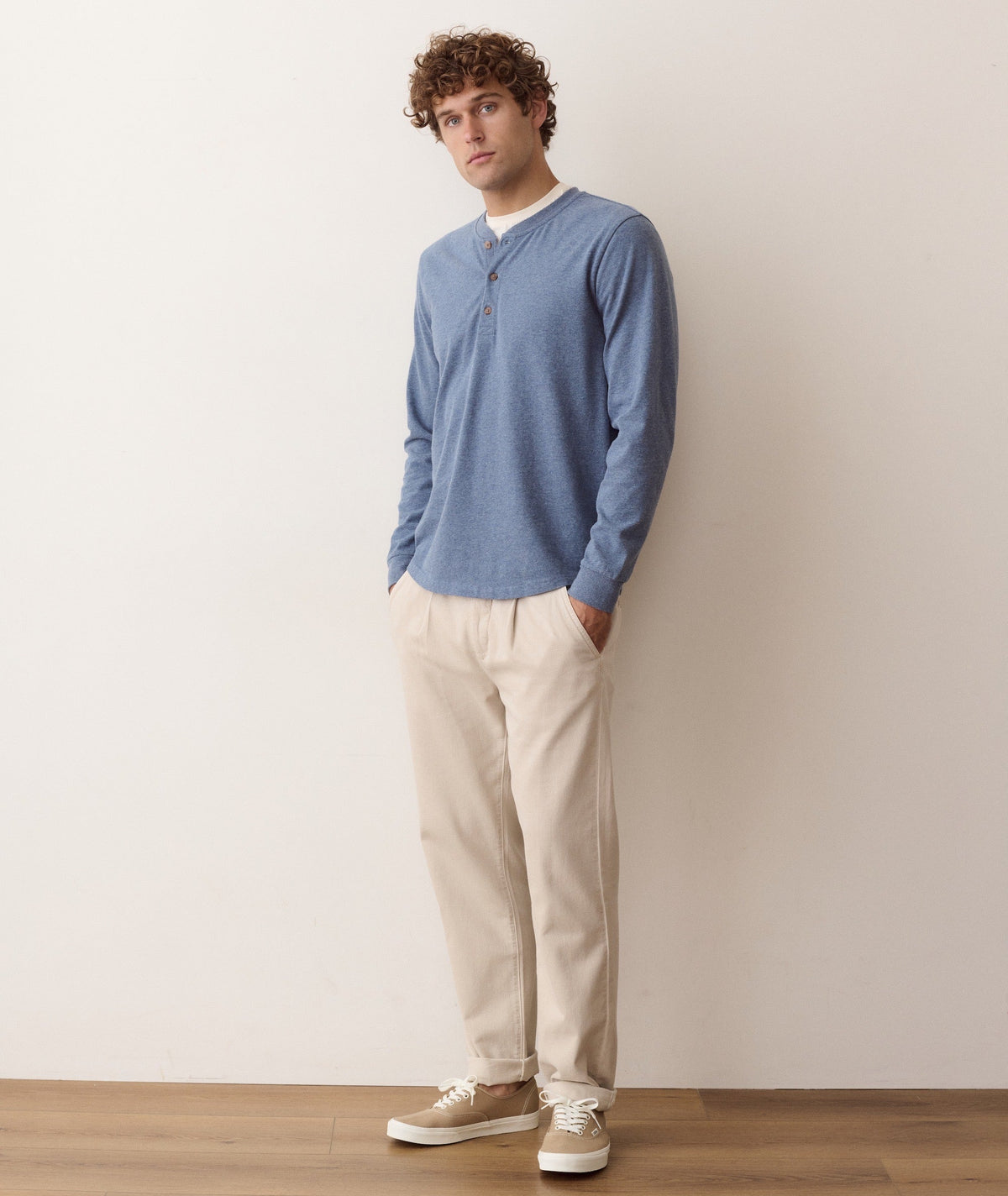 Marine Layer Luxe Jersey Henley