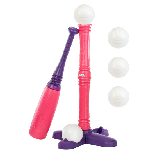 TotSports™ T-Ball Set - Pink Baseball Set for Kids 18M+ | Little Tikes