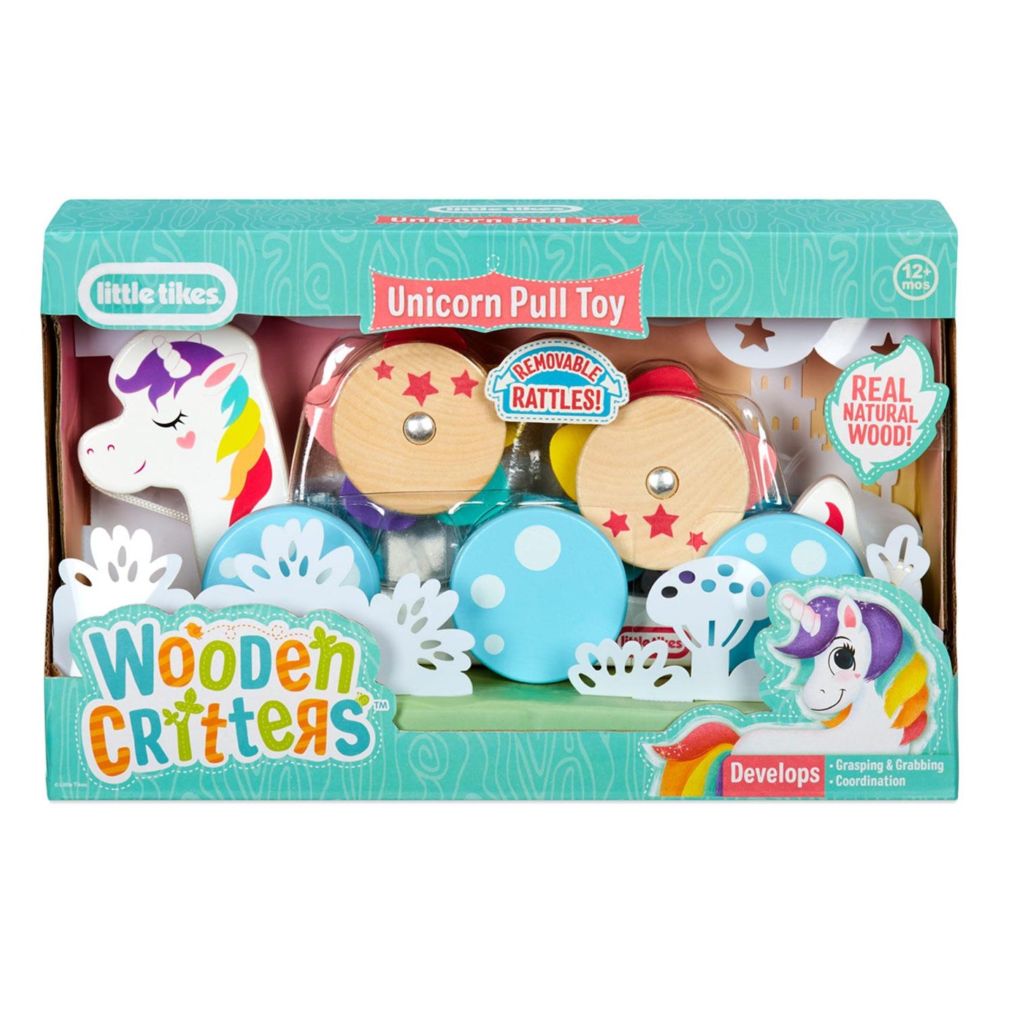 Wooden Critters Pull Toy - Unicorn | Little Tikes