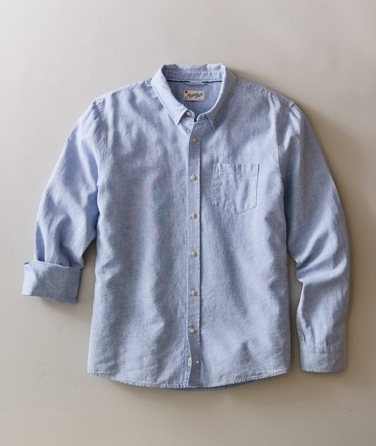 Marine Layer Better-Than-Linen Long Sleeve Shirt