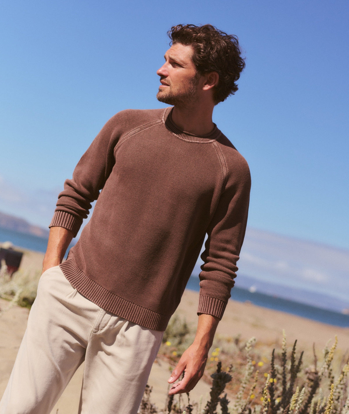 Marine Layer Noah Roll Neck Sweater