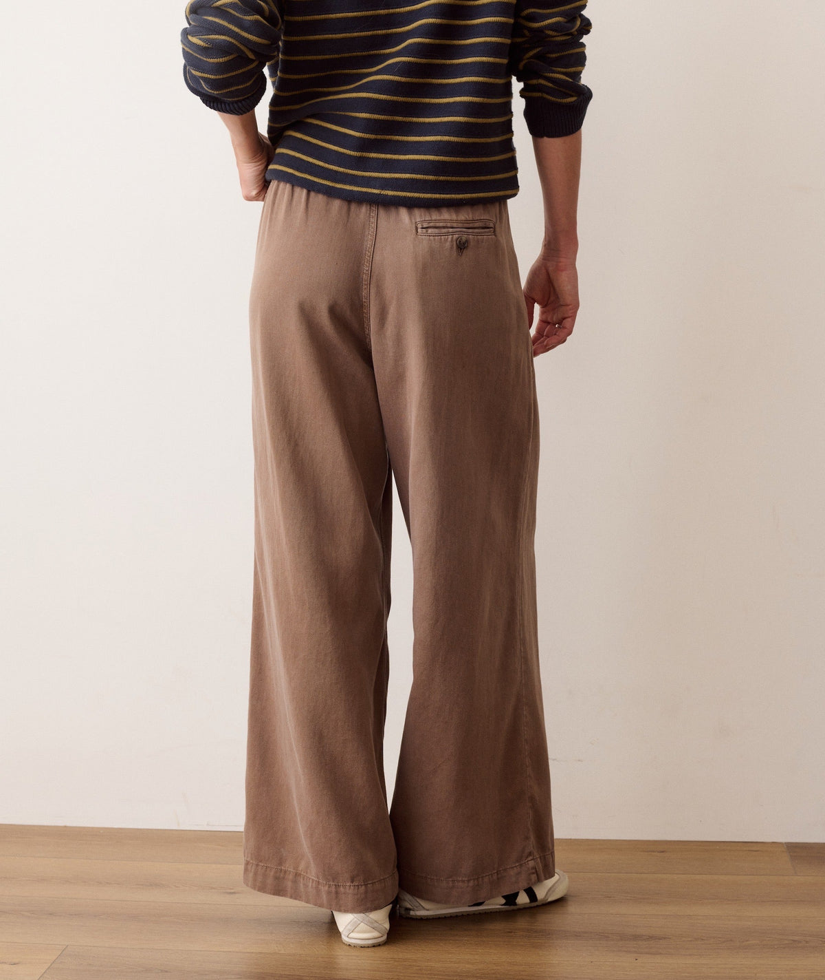 Marine Layer Allison Pleated Wide Leg Trouser