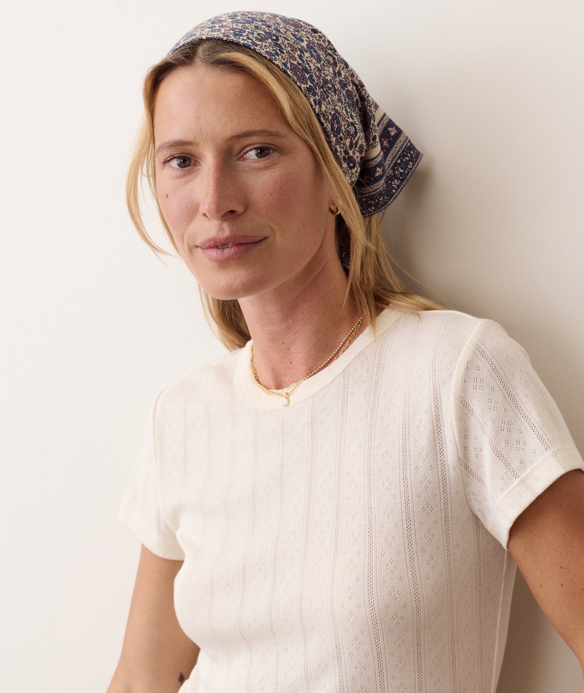 Marine Layer Lexi Pointelle Tee