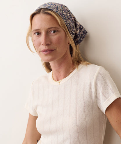 Marine Layer Lexi Pointelle Tee