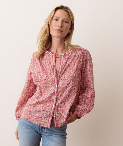 Marine Layer Vivian Button Through Blouse