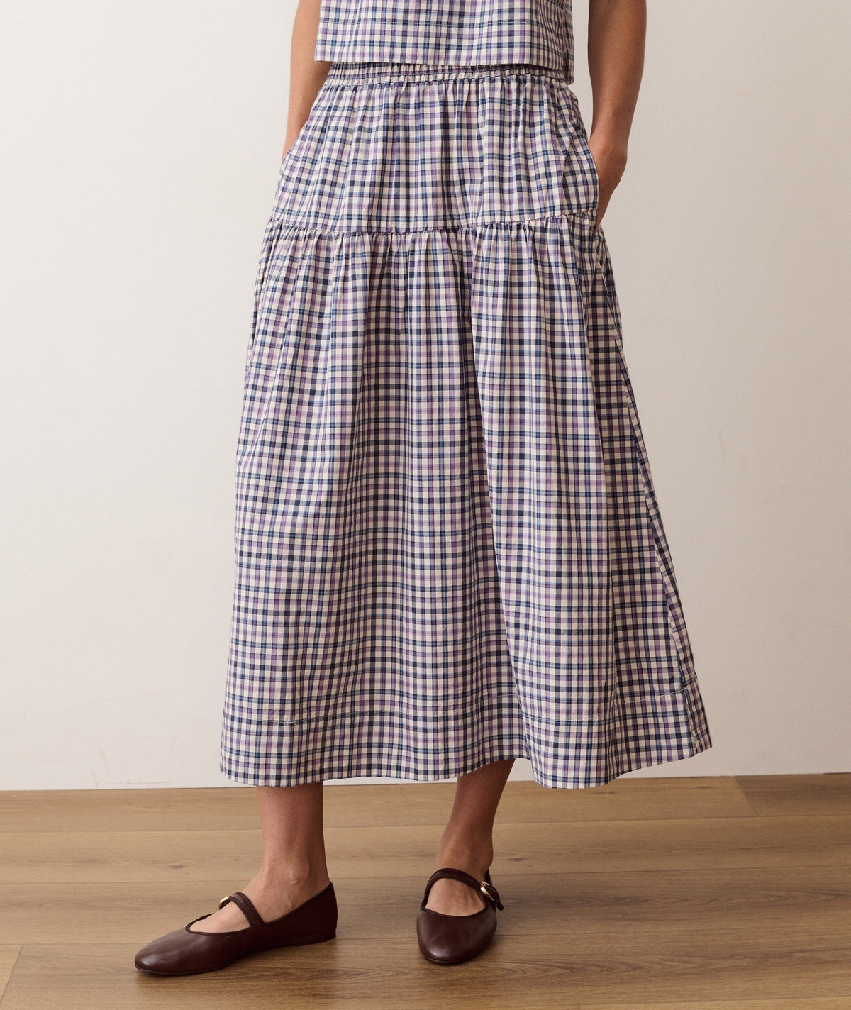 Marine Layer Gia Poplin Skirt
