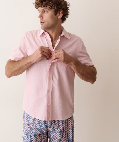 Marine Layer Better-Than-Linen Short Sleeve Shirt
