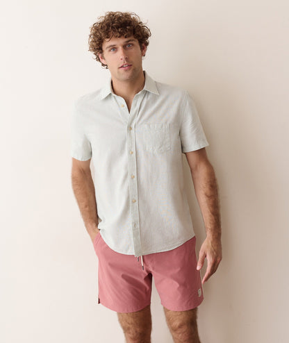 Marine Layer Better-Than-Linen Short Sleeve Shirt