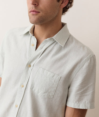 Marine Layer Better-Than-Linen Short Sleeve Shirt