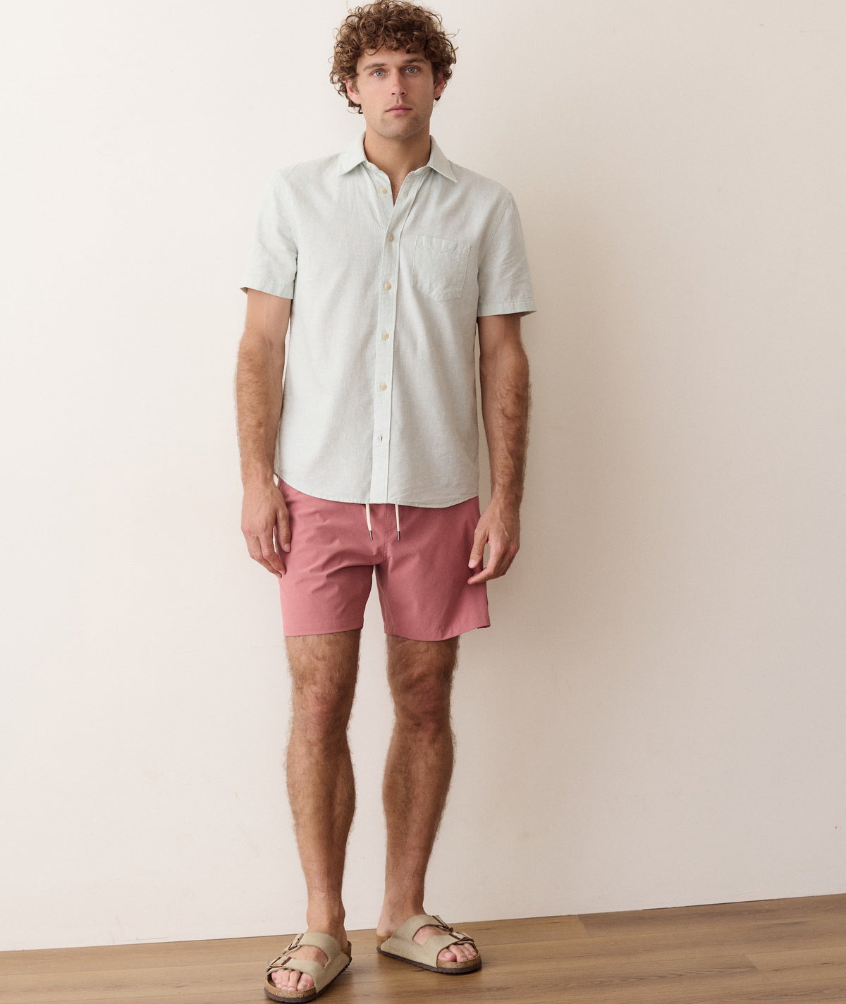Marine Layer Better-Than-Linen Short Sleeve Shirt
