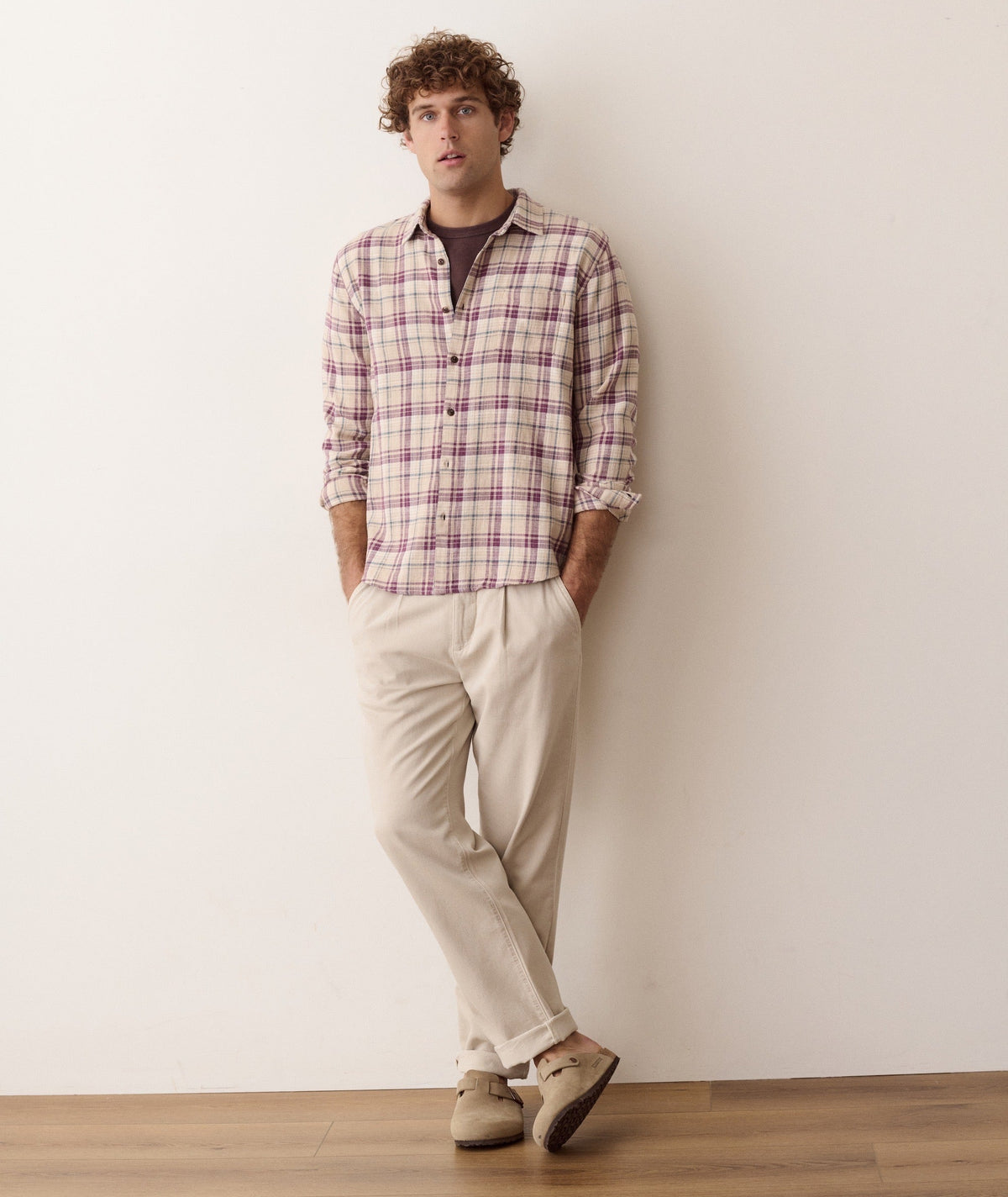 Marine Layer Stretch Selvage Long Sleeve Shirt