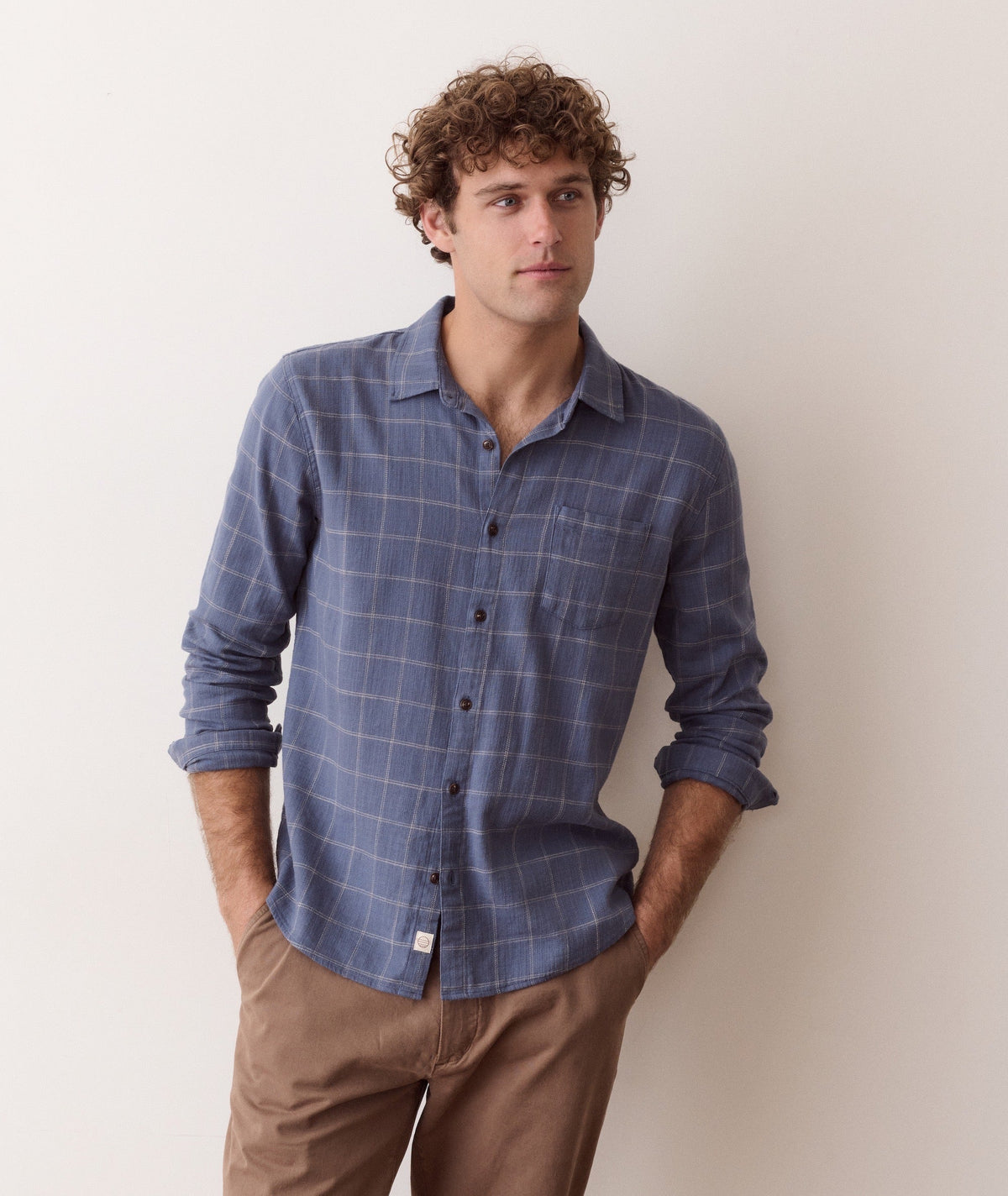 Marine Layer Stretch Selvage Long Sleeve Shirt