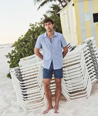 Marine Layer Better-Than-Linen Short Sleeve Shirt