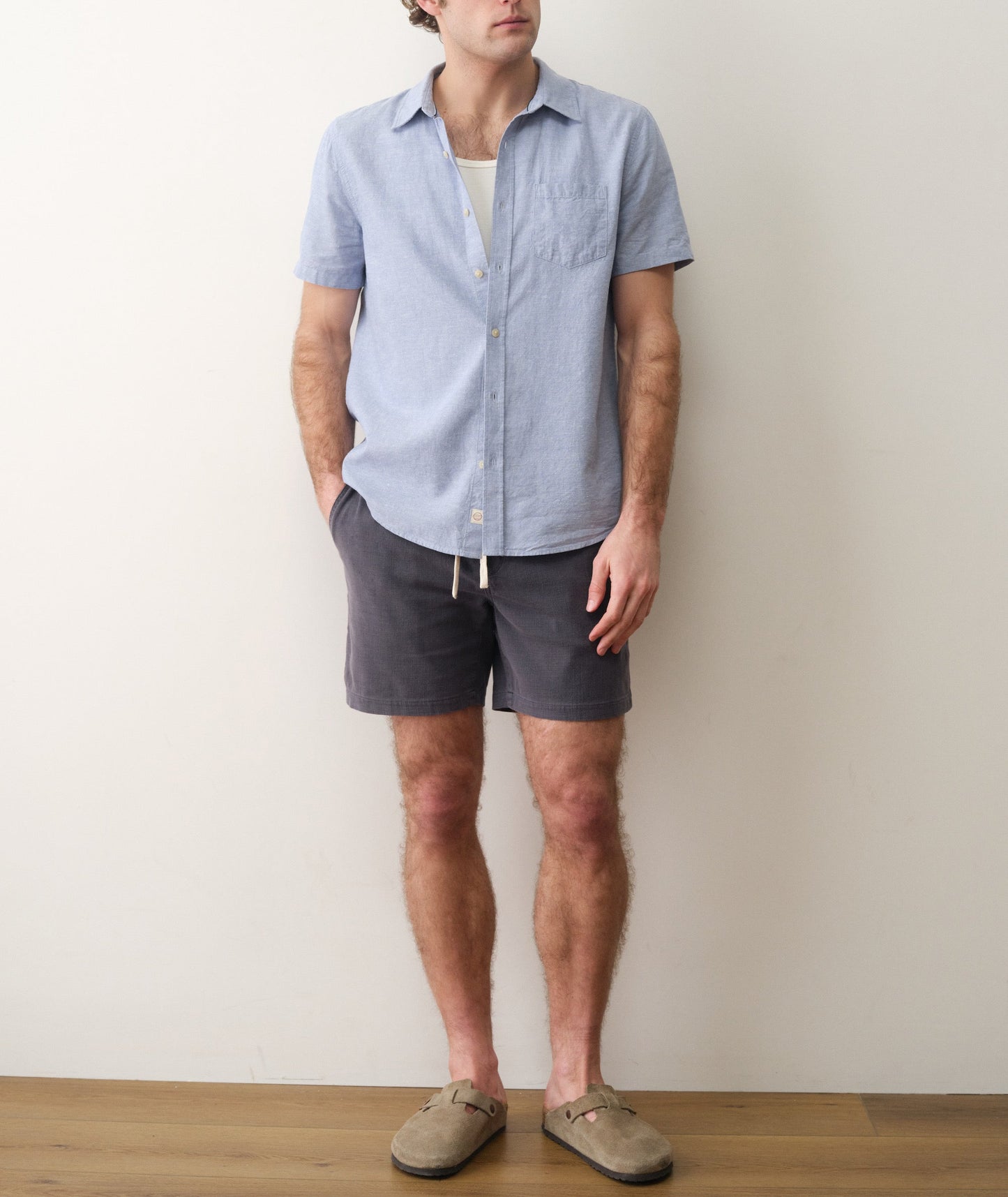 Marine Layer Better-Than-Linen Short Sleeve Shirt