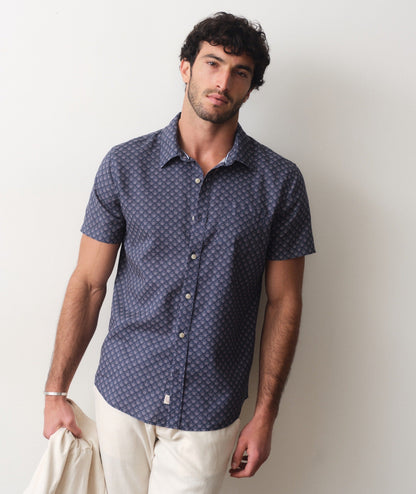 Marine Layer Better-Than-Linen Short Sleeve Shirt