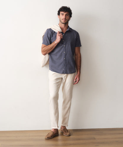 Marine Layer Better-Than-Linen Short Sleeve Shirt