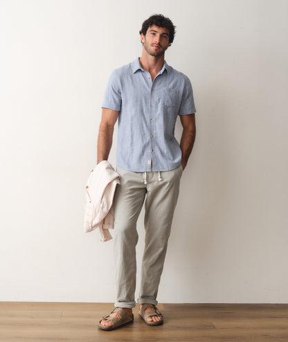 Marine Layer Stretch Selvage Short Sleeve Shirt
