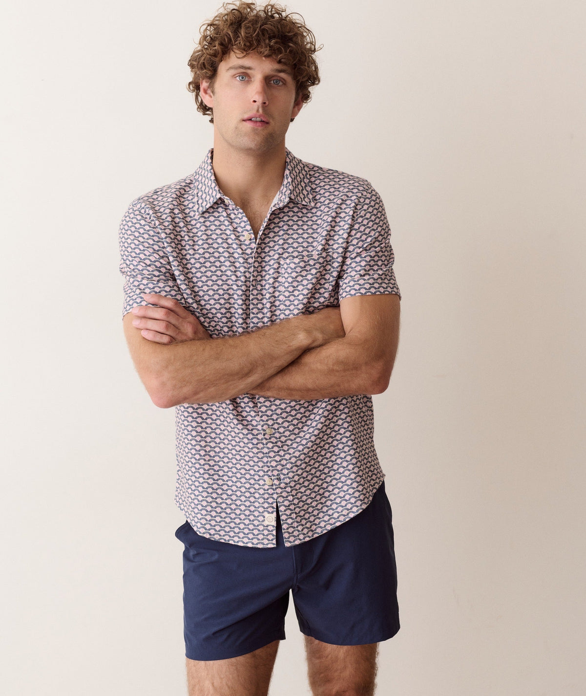 Marine Layer Stretch Selvage Short Sleeve Shirt
