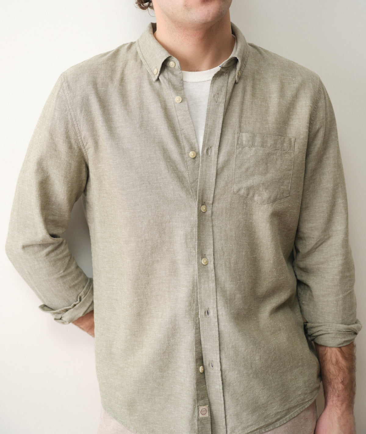 Marine Layer Better-Than-Linen Long Sleeve Shirt
