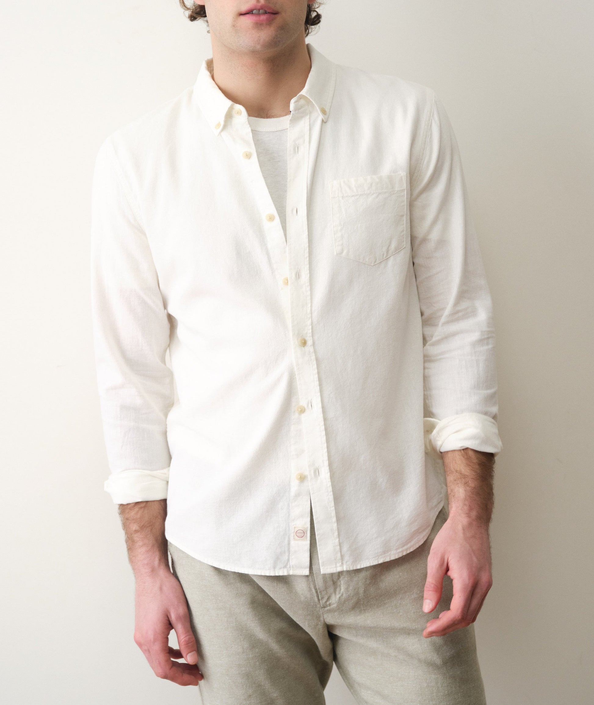 Marine Layer Better-Than-Linen Long Sleeve Shirt