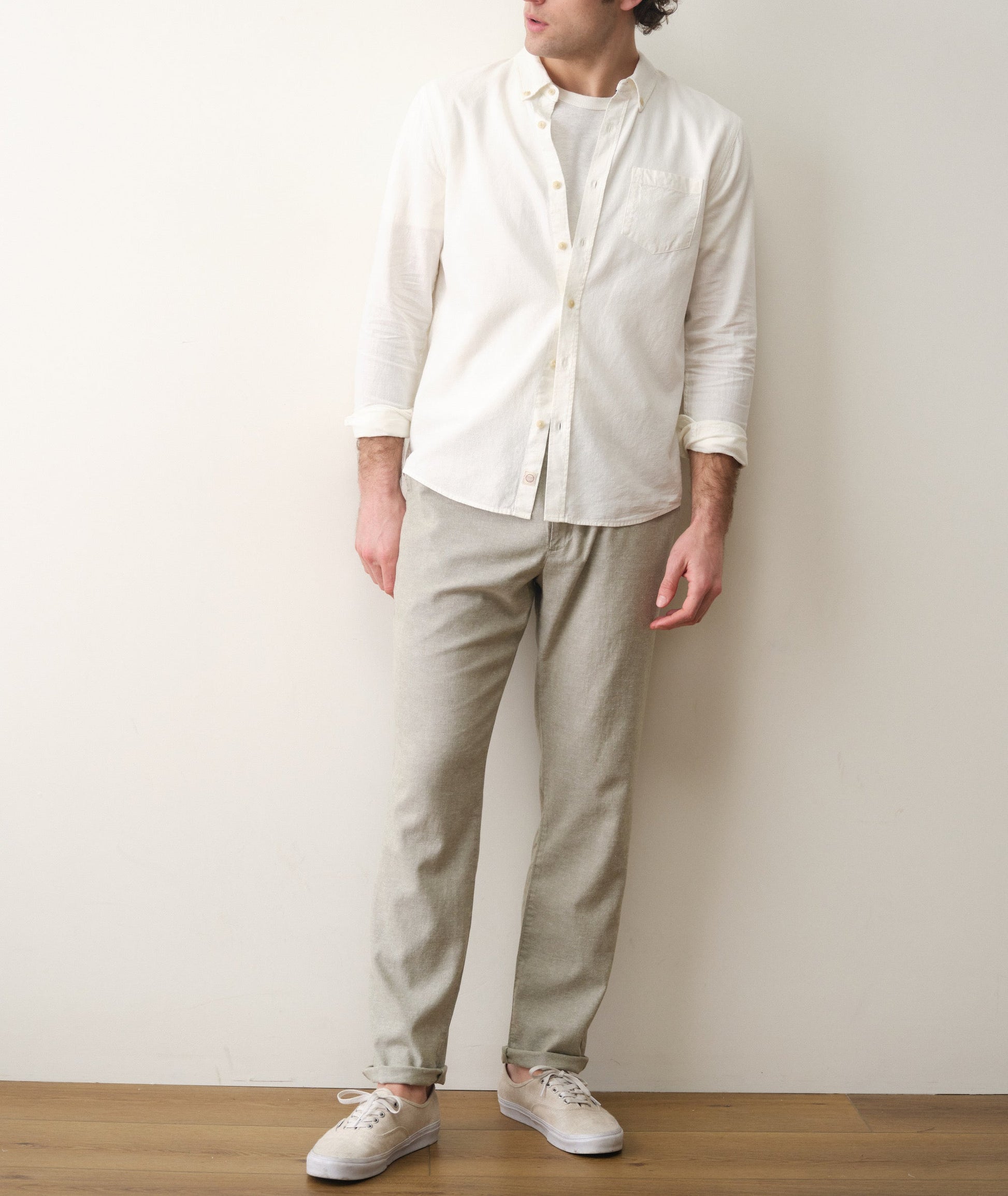 Marine Layer Better-Than-Linen Long Sleeve Shirt