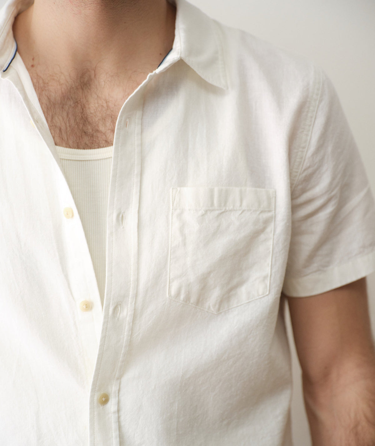 Marine Layer Better-Than-Linen Short Sleeve Shirt