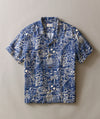 Navy/White Island Motif