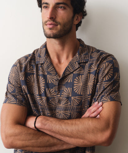 Marine Layer Pablo Tencel Linen Resort Shirt