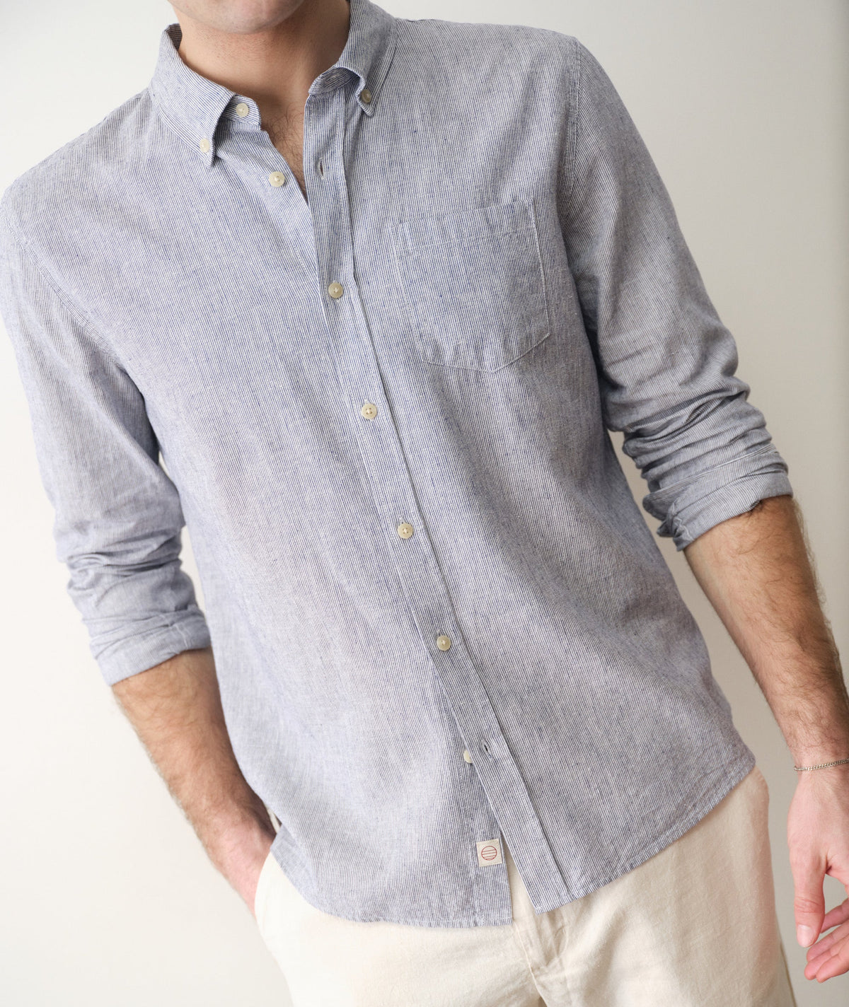 Marine Layer Better-Than-Linen Long Sleeve Shirt