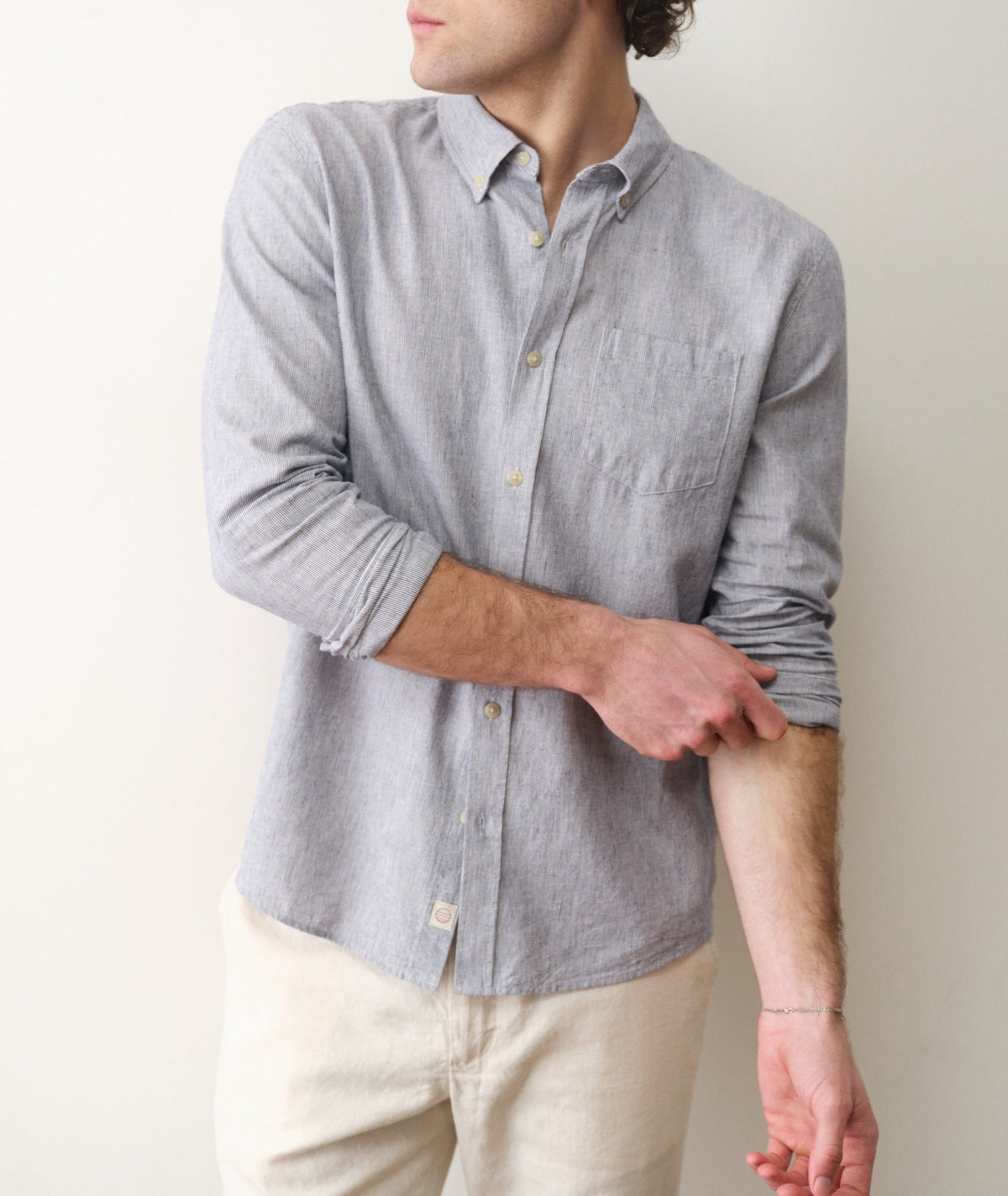 Marine Layer Better-Than-Linen Long Sleeve Shirt