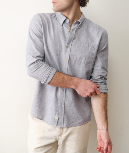 Marine Layer Better-Than-Linen Long Sleeve Shirt