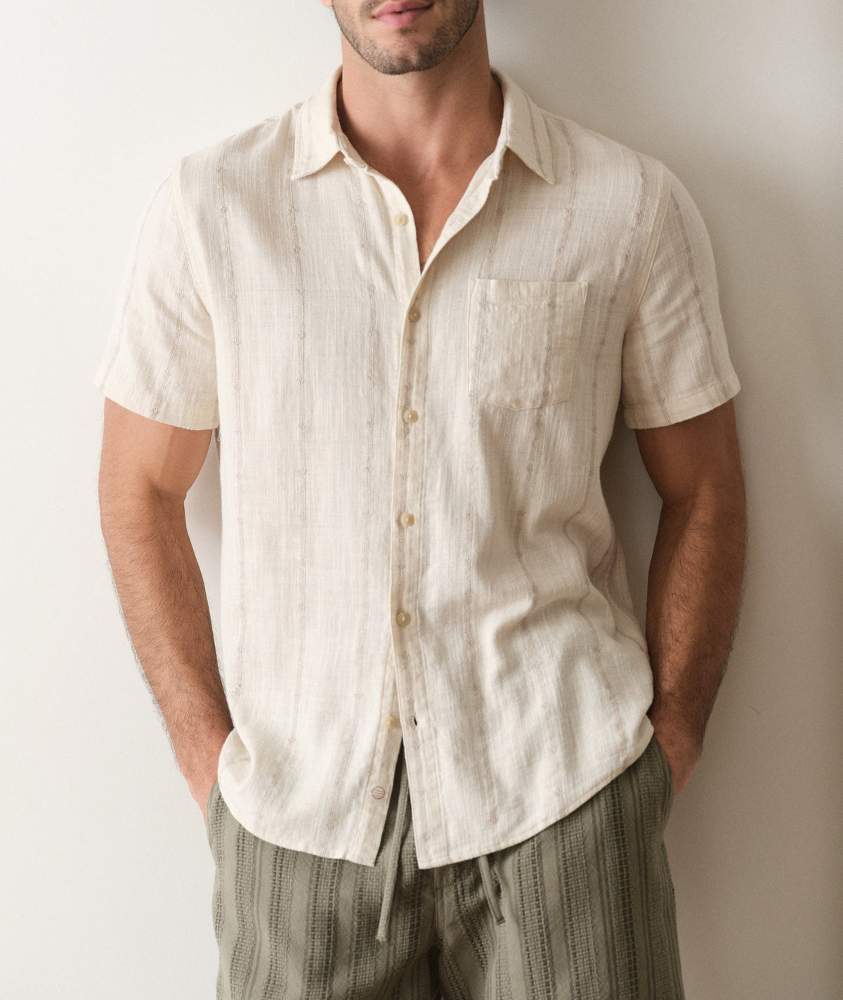 Marine Layer Stretch Selvage Short Sleeve Shirt