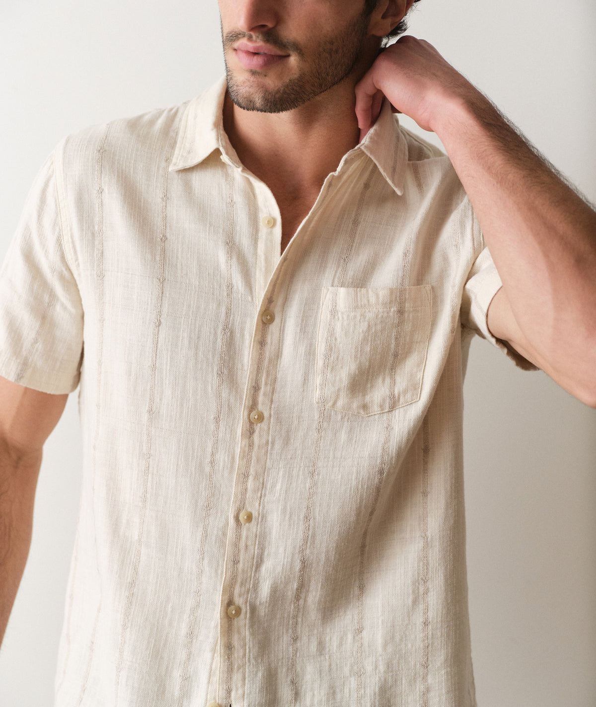Marine Layer Stretch Selvage Short Sleeve Shirt