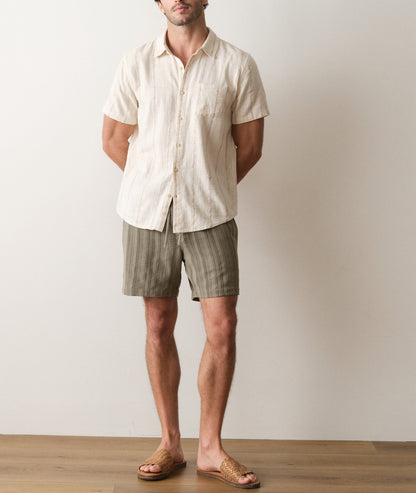 Marine Layer Stretch Selvage Short Sleeve Shirt