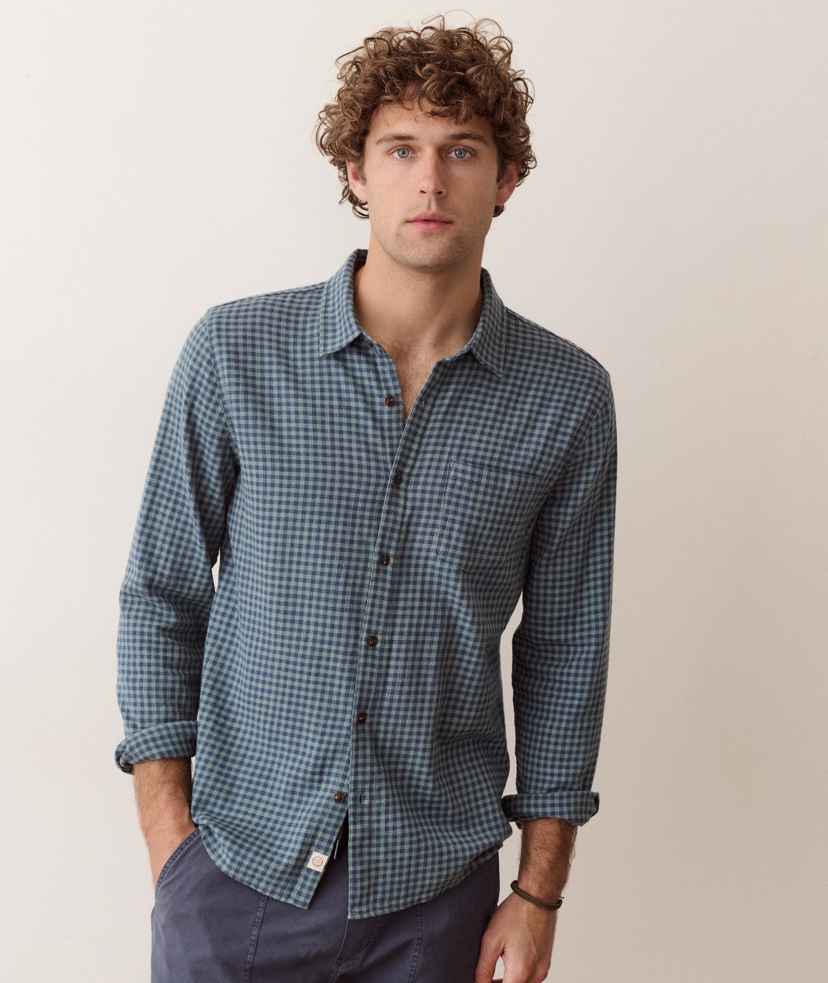 Marine Layer Stretch Selvage Long Sleeve Shirt