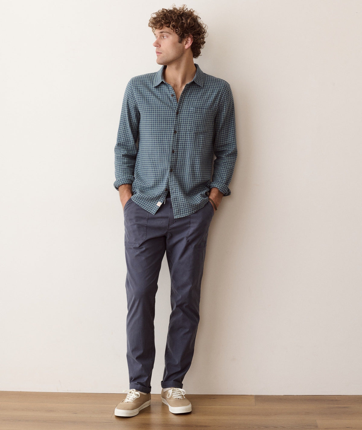 Marine Layer Stretch Selvage Long Sleeve Shirt