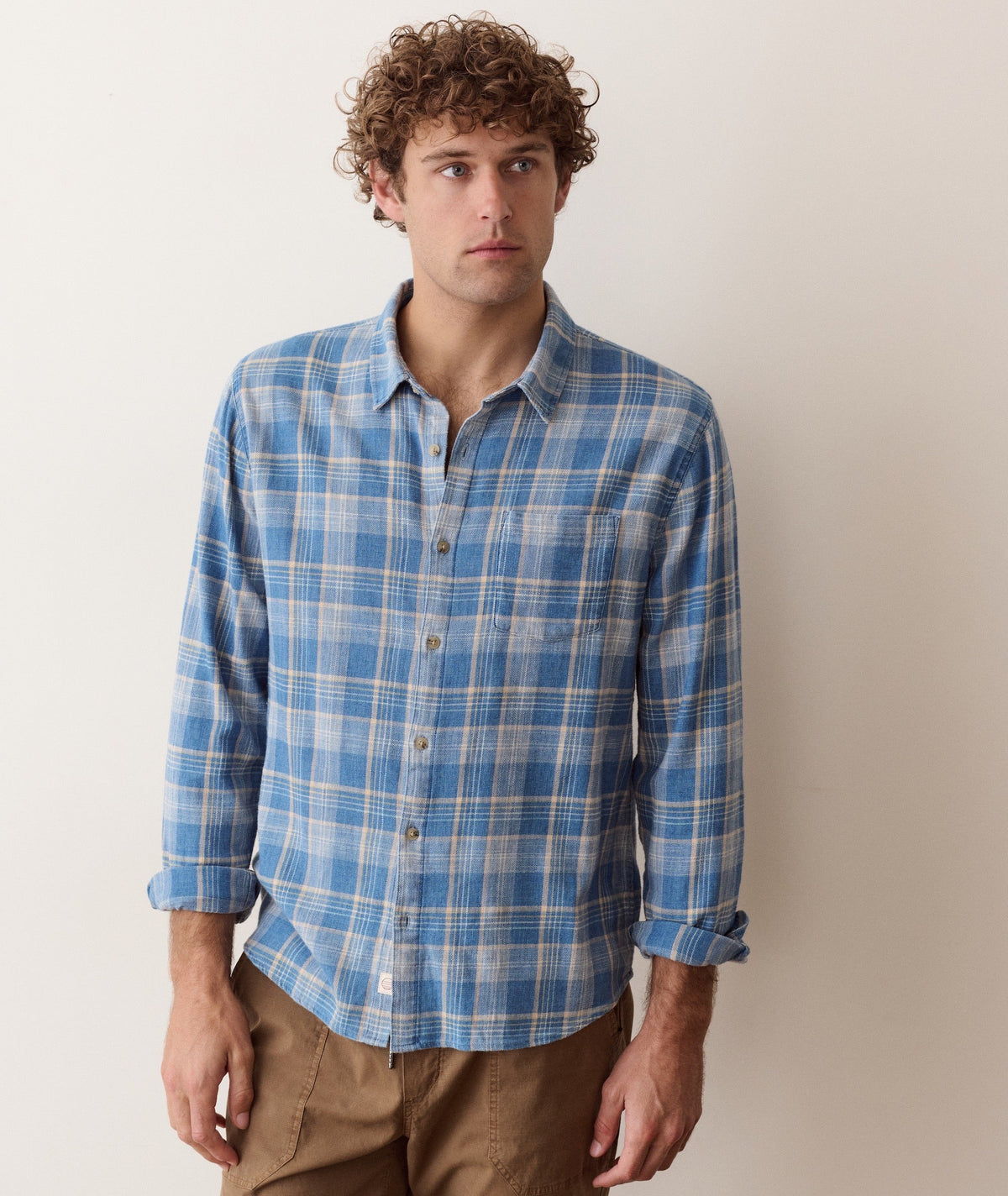 Marine Layer Stretch Selvage Long Sleeve Shirt