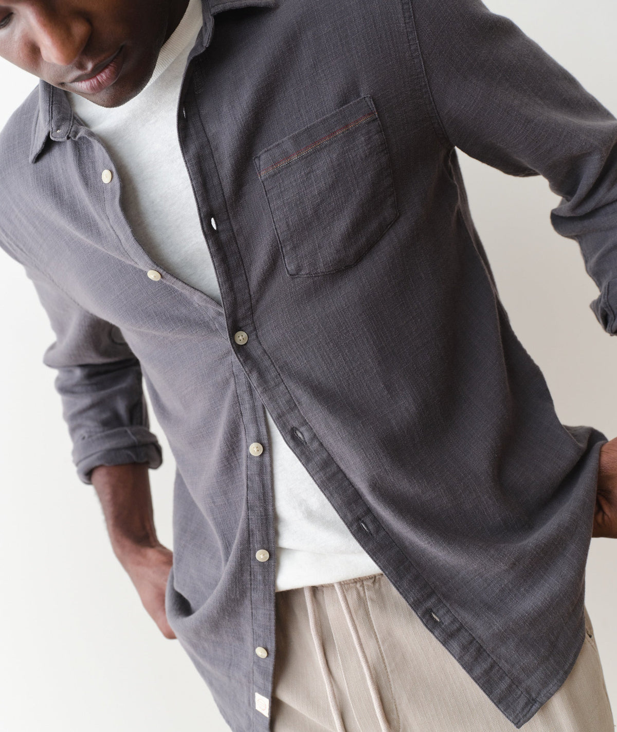 Marine Layer Stretch Selvage Long Sleeve Shirt