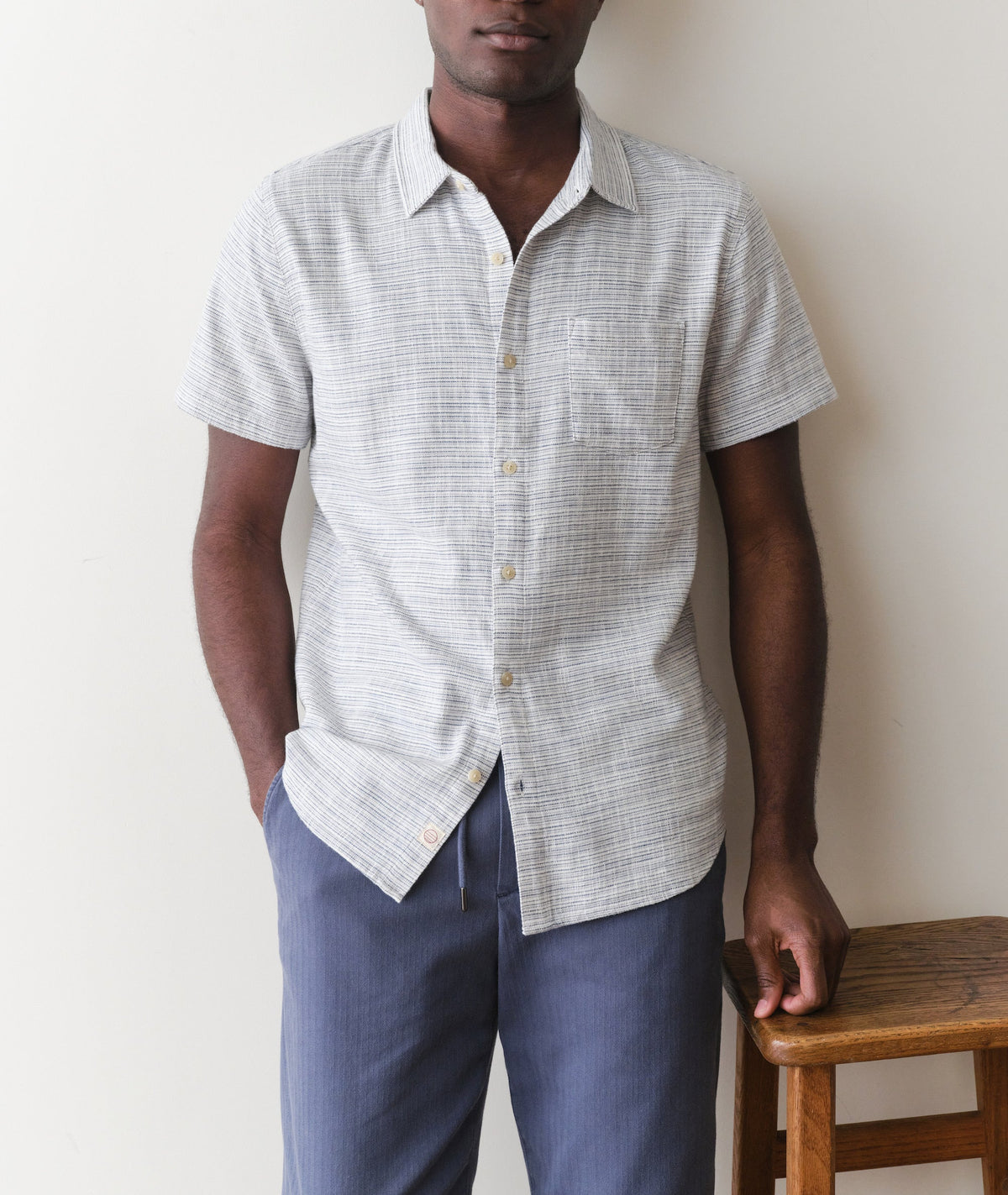 Marine Layer Stretch Selvage Short Sleeve Shirt