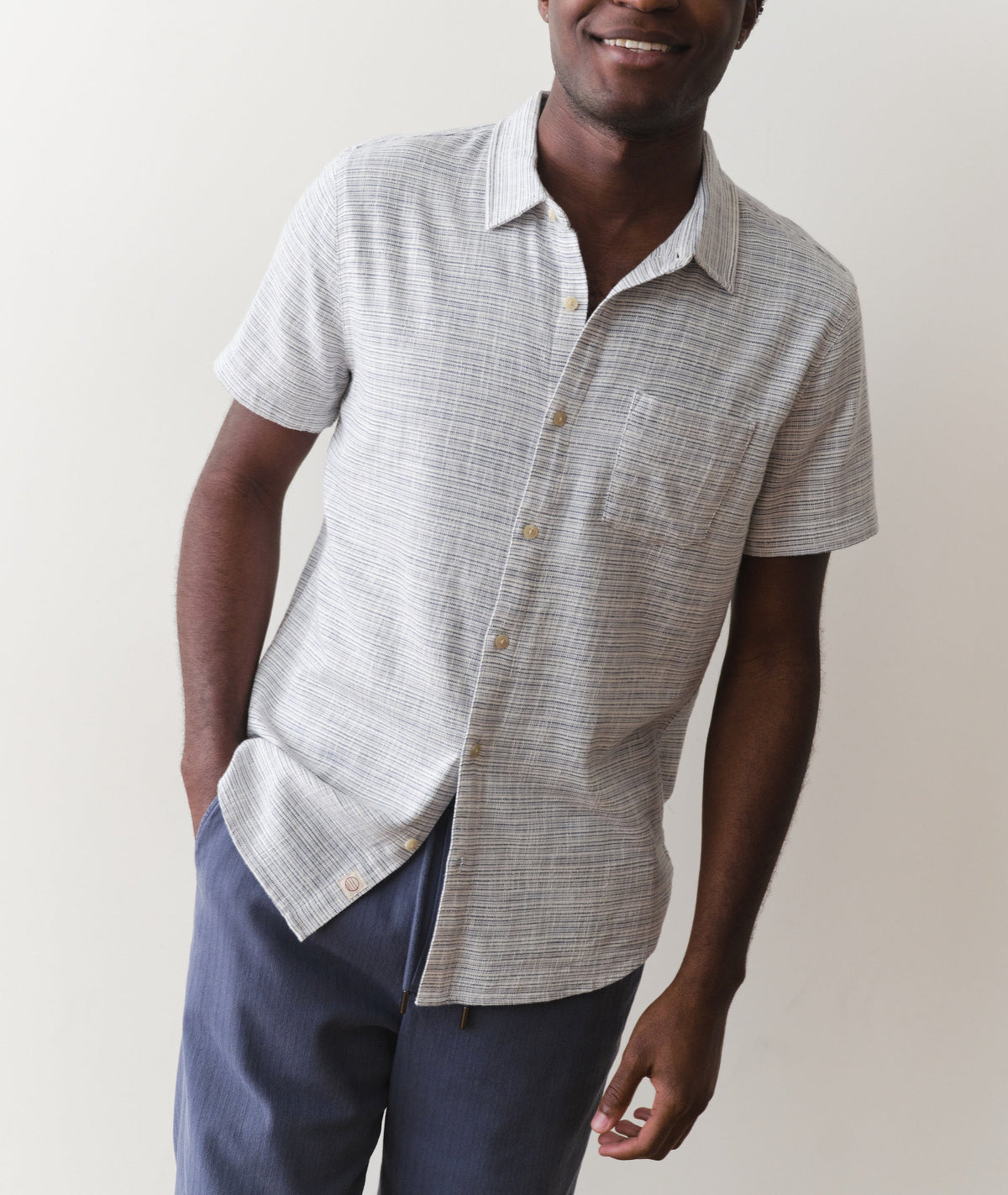 Marine Layer Stretch Selvage Short Sleeve Shirt