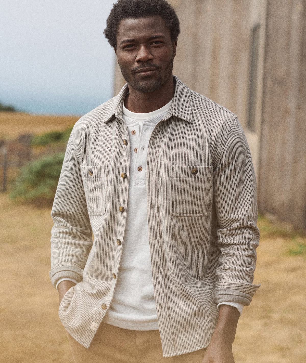 Marine Layer Pacifica Stretch Twill Overshirt
