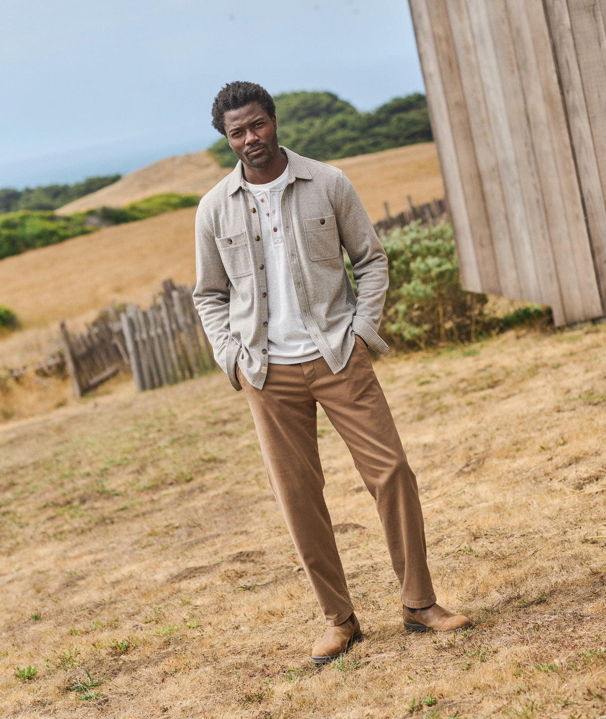 Marine Layer Pacifica Stretch Twill Overshirt