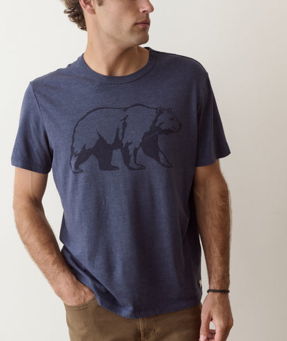 Marine Layer Hemp Cotton Relaxed Graphic Tee
