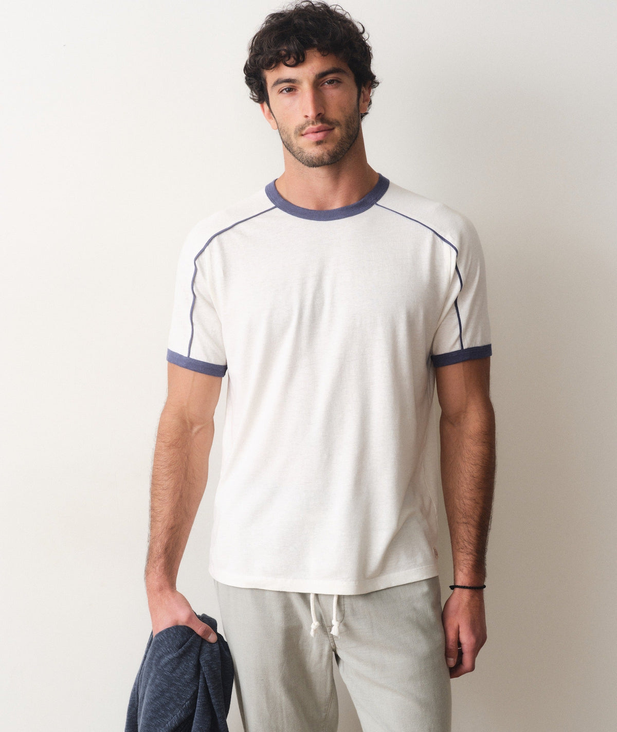Marine Layer Hemp Relaxed Ringer Tee