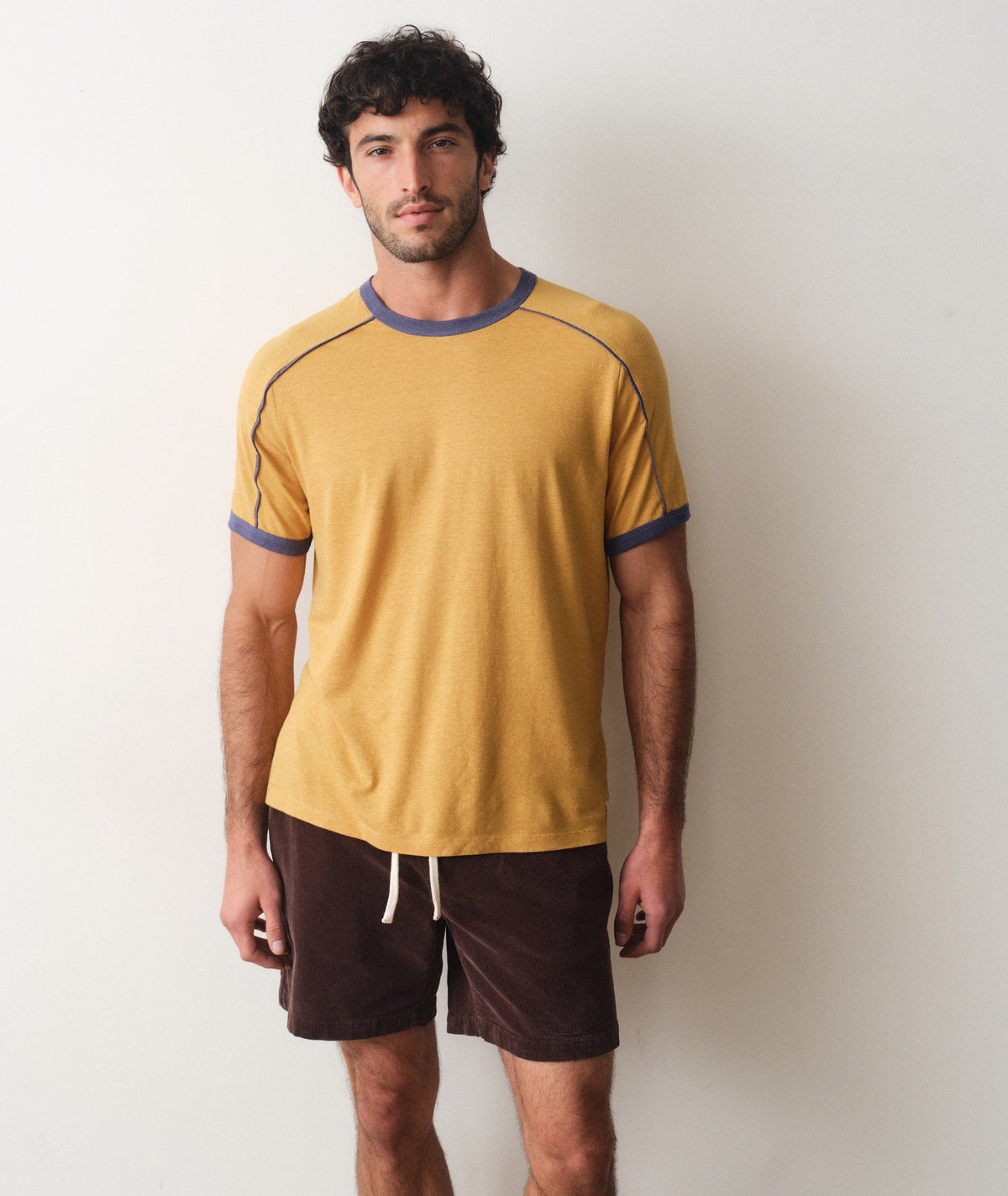 Marine Layer Hemp Relaxed Ringer Tee