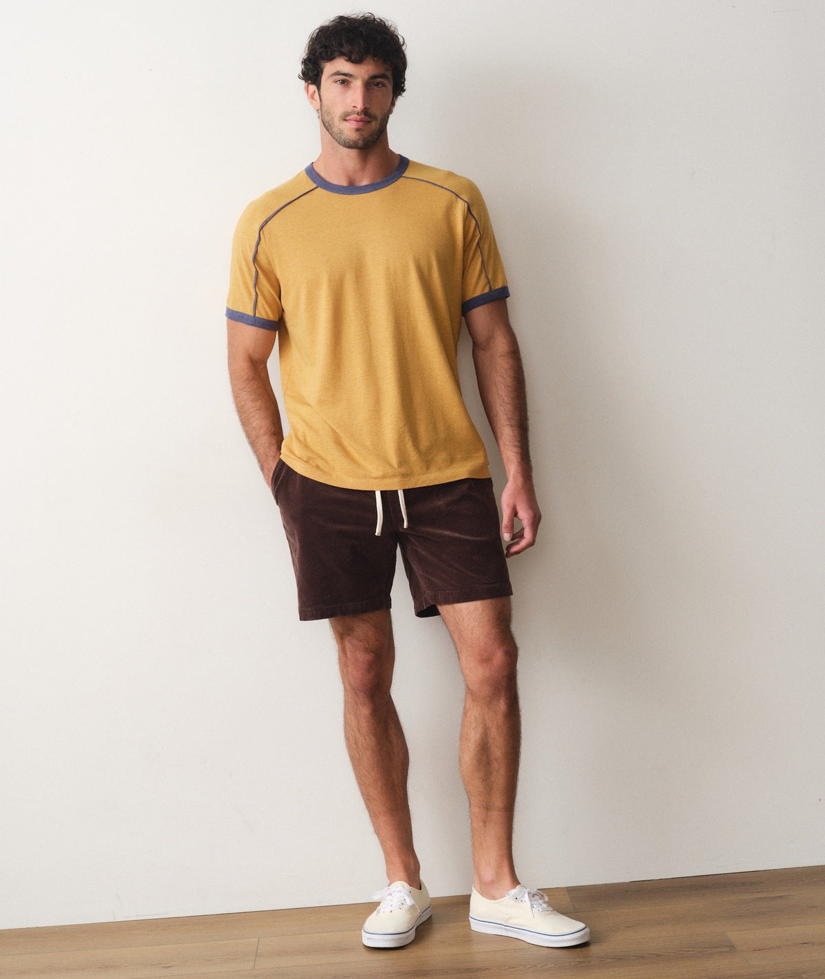 Marine Layer Hemp Relaxed Ringer Tee