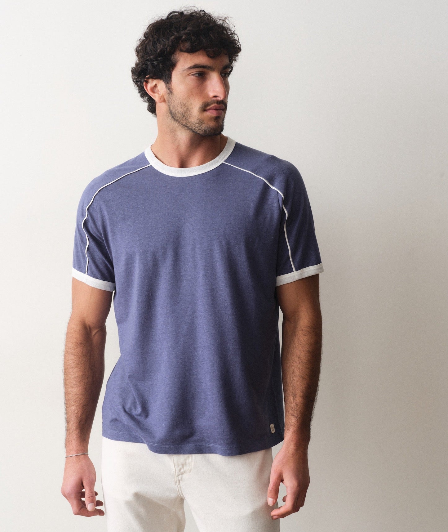 Marine Layer Hemp Relaxed Ringer Tee