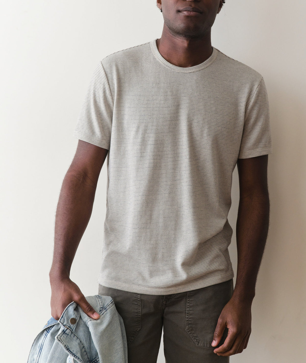 Marine Layer Signature Jacquard Crew Tee