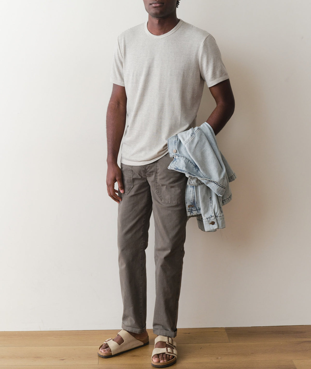 Marine Layer Signature Jacquard Crew Tee