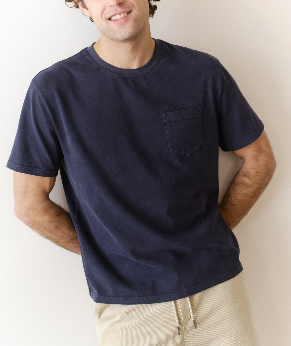Marine Layer Luxe 250 Relaxed Pocket Tee